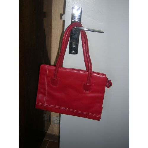 Sac À Main Yves Rocher Rouge 30 X 22,5.