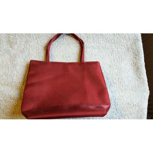Sac À Main Rouge À Anses Souples