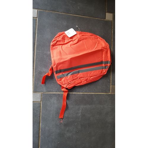 Sac À Dos Auchan Polyester Rouge 40 Cm