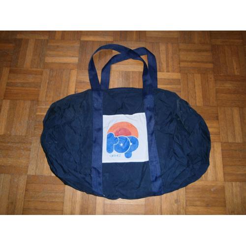 Sac De Voyage Top Toile Bleu