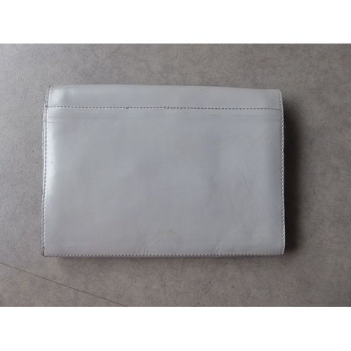 Pochette Chic En Cuir Grise Lorenzo