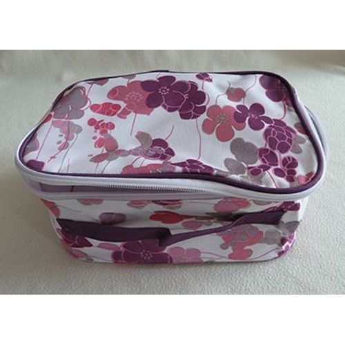 Trousse De Toilette Fleurs Violettes