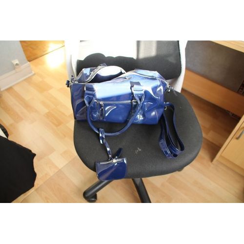Sac À Main Tex  Polyester Bleu