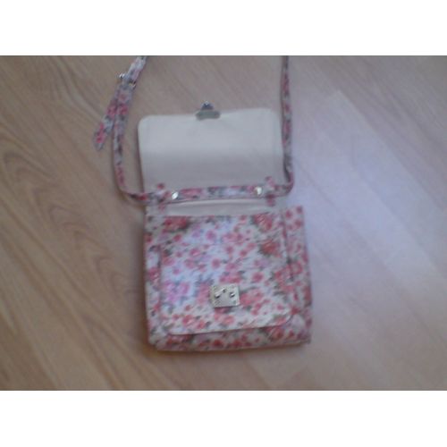 Sac À Main Bandoulière Mode Gros Pois Blanc / Noir