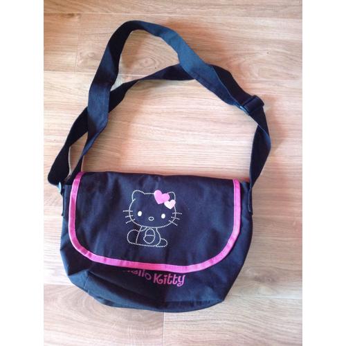 Besace Hello Kitty Synthétique Noir