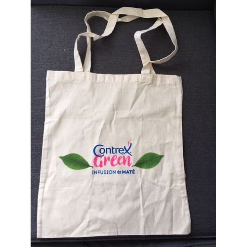 Sac En Coton Contrex Green Infusion De Maté