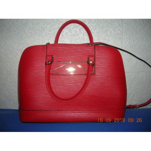 Sac À Main Tom Et Eva Simili Cuir Rouge