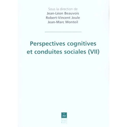 Perspectives Cognitives Et Conduites Sociales Tome 7