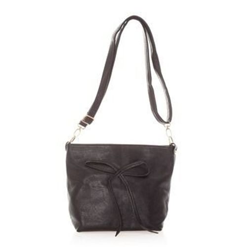 Chic And Go - Sac À Main En Cuir Synthétique Noir Porté Bandoulière Ou Épaule 29x22x9 Cm