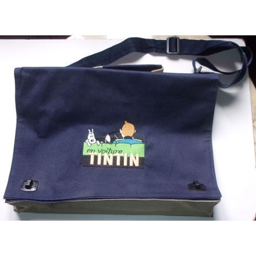 Sac Cartable Sacoche Tintin En Voiture - Éditions Atlas - Hergé Moulinsart 2001