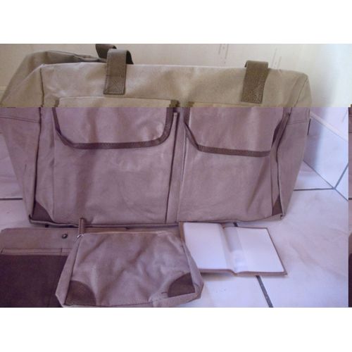 Cabas Plus Trois Pochettes Beige