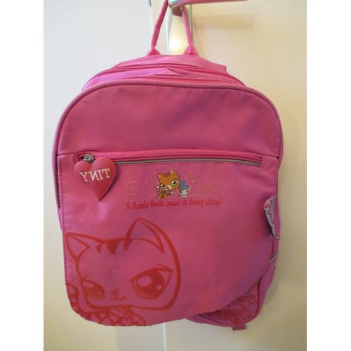 Sac À Dos Littlest Petshop Acrylique Rose