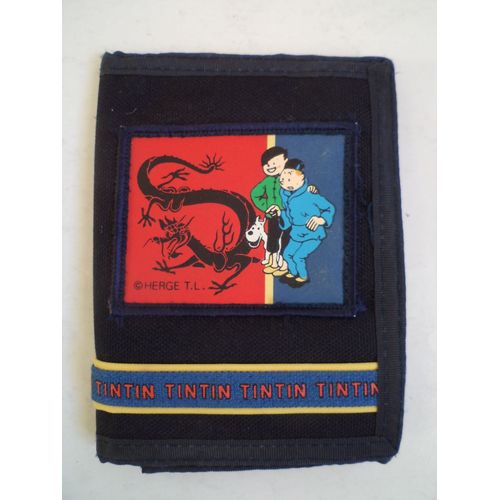 Portefeuille Tintin Et Milou Hergé En Tbe Lotus Bleu Tibet