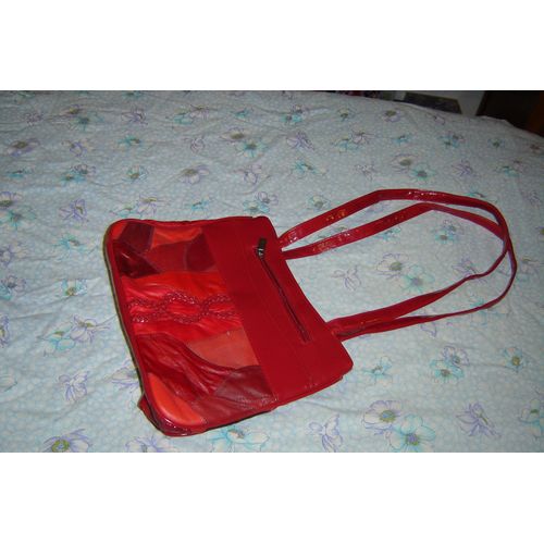 Sac A Main/Bandoullière Rouge Fantaisie