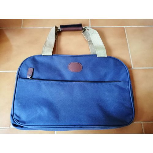 Sacoche Bleu En Toile