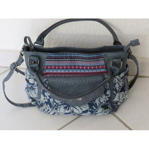 Sac À Main Melanie Porté Main Ou Épaule Gris Bleuté