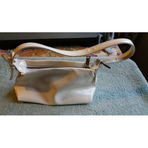 Petit Sac À Main Blanc À Bandoulière Amovible