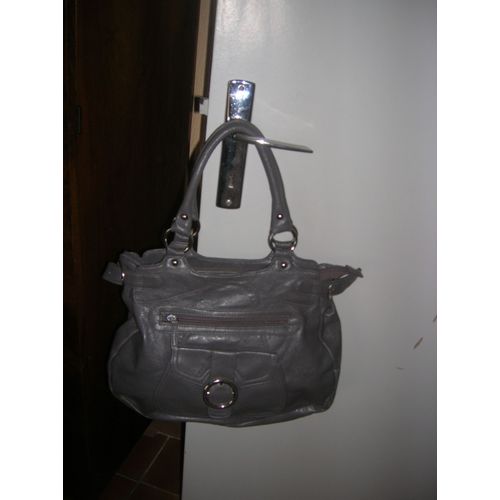 Sac À Main Gris 28 X 35 Cm.