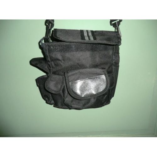 Sac À Bandoulière Pas De Marque Synthétique Noir