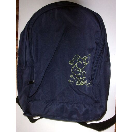 Sac à Dos Tintin Au Congo Vintage Années 90 + Trousse Assortie - Neuf Avec étiquettes