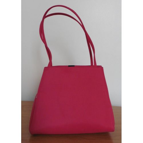 Sac À Main Rose Fuschia. Tex. Polyamide