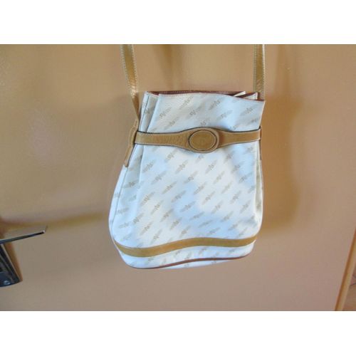 Sac À Main Henry Sane Paris Sac A Souflet Polyuréthane Crème