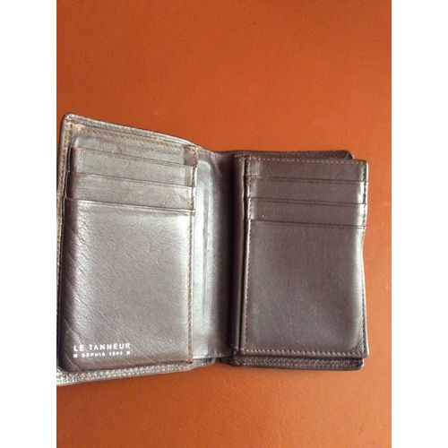 Portefeuille Le Tanneur Cuir Marron