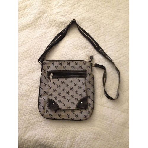 Sac À Bandoulière Nanucci Coton Gris