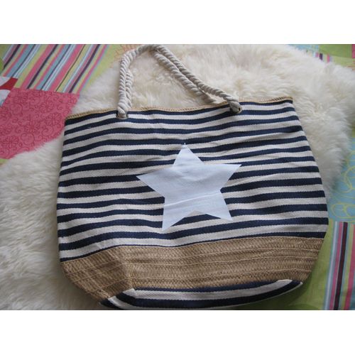 Sac À Bandoulière Néant Sac De Plage Coton Multicolore