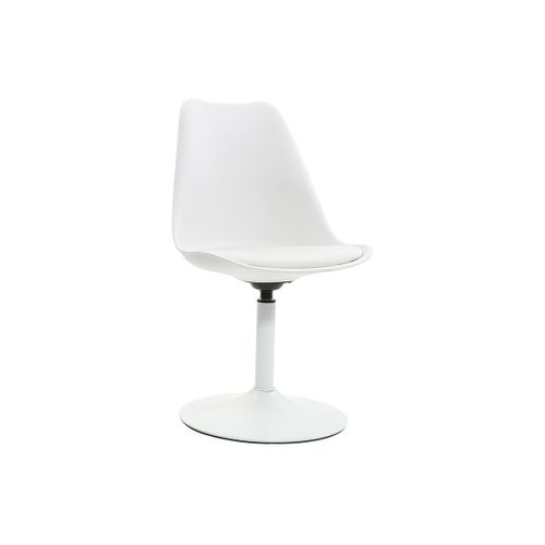 Chaise Design Pivotant Blanc Mat Steevy V2