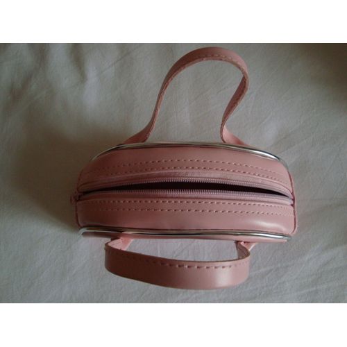 Etui À Lunettes Fille Forme Sac Bowling Rose Clair Jennyfer 