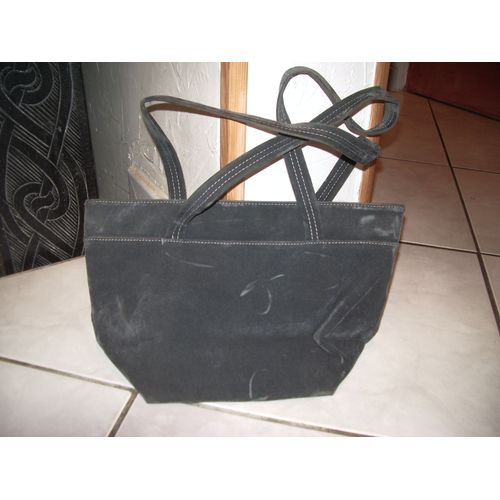 Sac À Main Gris Daim Superbe