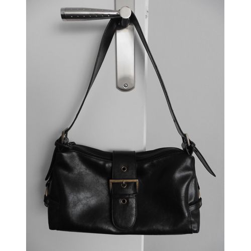 Sac À Main À Bandoulière. Noir.  30 X 16 X 12
