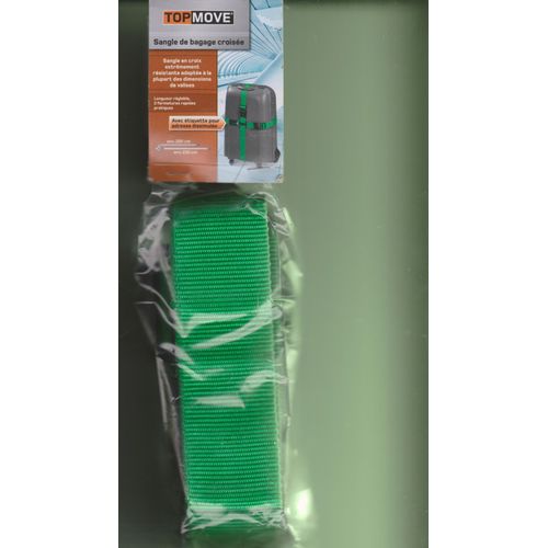 Valise Sangle De Bagage Croisée Top Move Nylon Vert