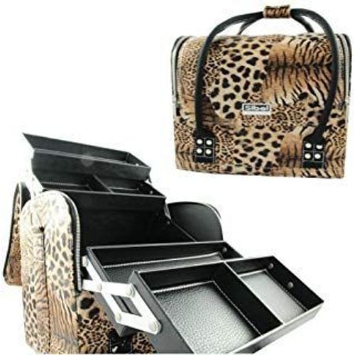 Sac Bandoulière Maquillage "Léopard" Marque Sibel