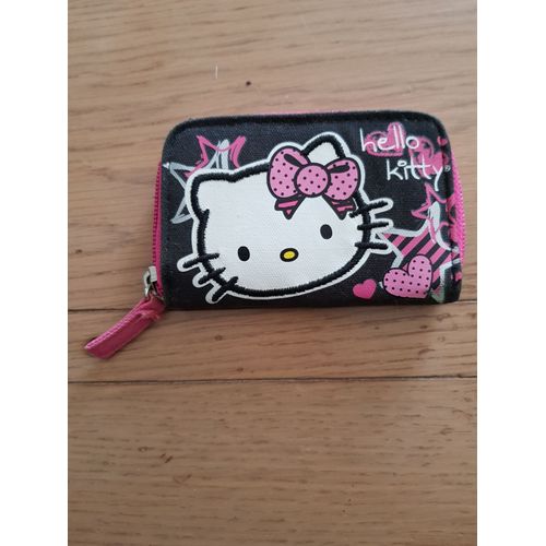 Porte Monnaie Sanrio Hello Kitty Synthétique Noir