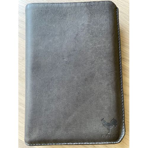 Portefeuille En Cuir Gris 3 Volets Jean Louis Foures Protection Anti Rfid
