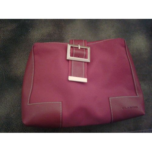 Sac Pochette Clarins Rouge 18x25cm