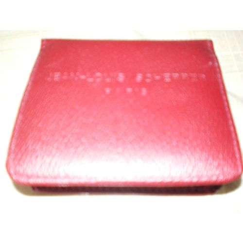 Porte Monnaie Jean-Louis Scherrer Simili Cuir Rouge