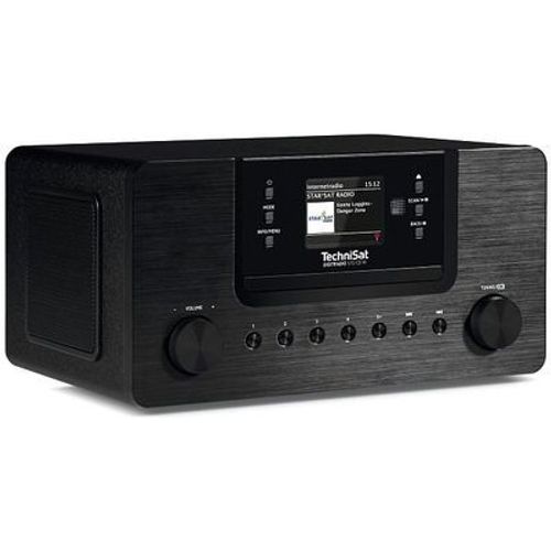 TECHNISAT DigitRadio 570 CD IR - 10 W RMS, écran TFT 2,4", radio FM/DAB+/Internet, lecteur CD, Noir