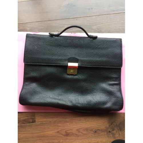 Serviette Sans Marque Cuir Noir