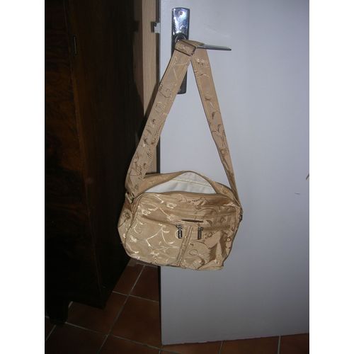 Sac À Main Multi-Poches Mick-Gwend Nylon Multicolore 20 X 27 Cm.
