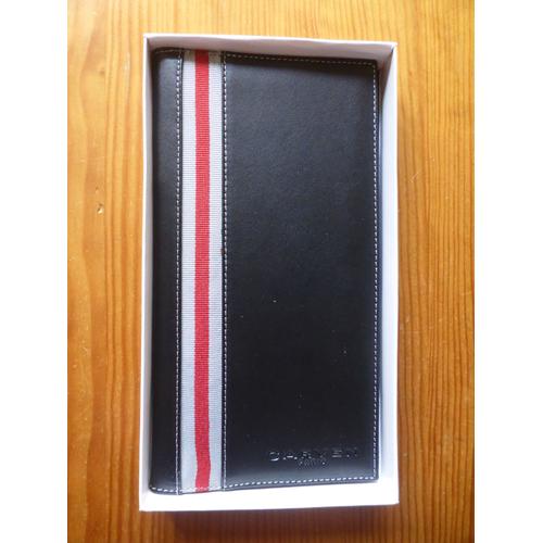 Compagnon En Cuir Noir Carven (Porte-Feuille & Porte Carte)