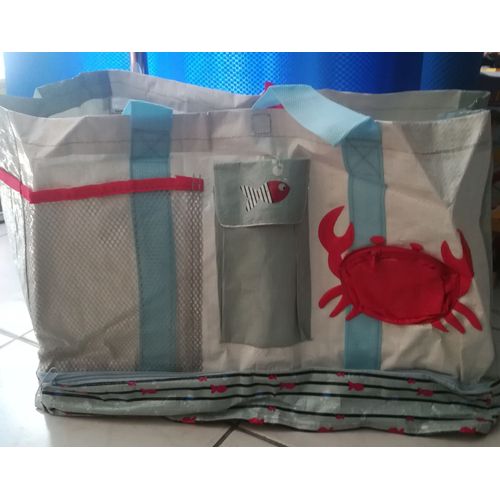 Grand Sac De Plage Multipoches Vert Baudet + Sac Isotherme