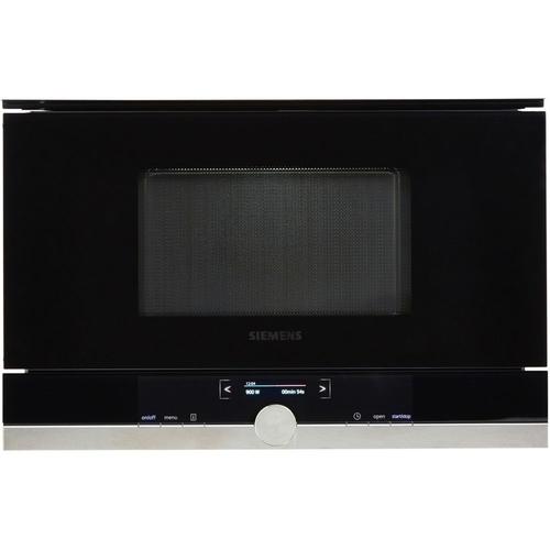 Siemens iQ700 BF634LGS1 - Four micro-ondes monofonction - encastrable - 21 litres - 900 Watt - inox