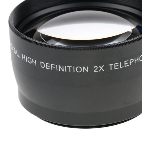 Neewer® 55mm 2x Professionnel HD Téléobjectif pour Canon Nikon Sony Olympus et dAutres Appareils Photo Reflex & Caméscopes avec 55mm Filetage de Filtre 
