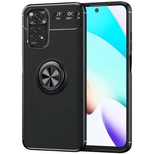 Pack Coque Magnétique Aimantée Housse Protection Xiaomi Redmi Note 11 4g Avec Support Stand Voiture Magnétique À Grille D'aération Universel Sans Fil - Accessoires Pochette