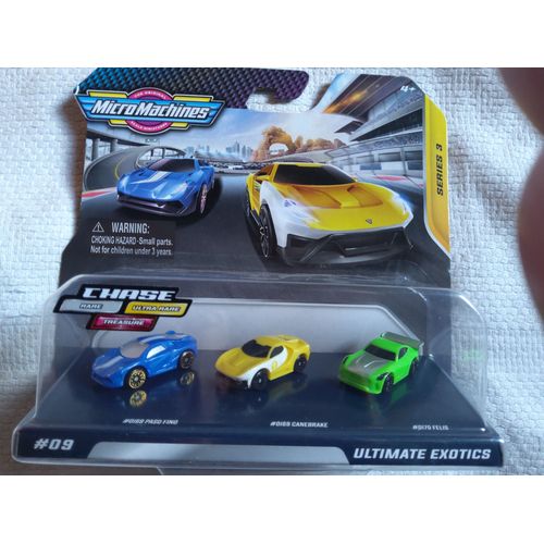 Micro Machines Serie 3 Pack # 09 3 Voitures # 0168 # 0169 # 0170 Micromachines