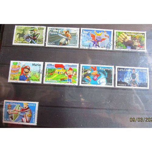 2005. F3842;F3844;F3845;F3846;F3847;F3848;F3849;F3850;F3851: Collection Jeunesse: Héros Des Jeux Vidéo
