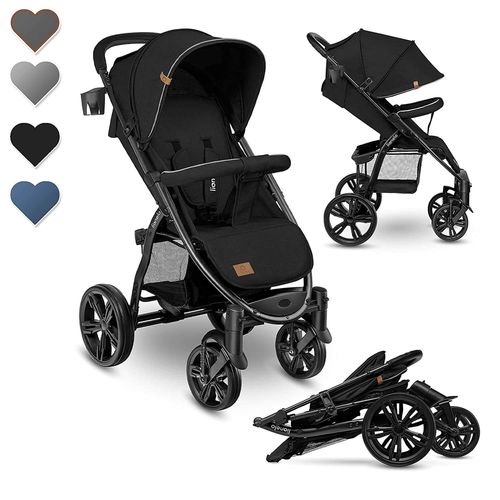 Lionelo Annet Plus Poussette Buggy Avec Position Allongée Pliable Noir